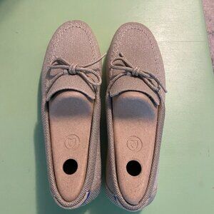 Rothy's The Boat Shoe Shimmery Sand Size: 8